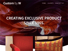 Tablet Screenshot of custombyw.com